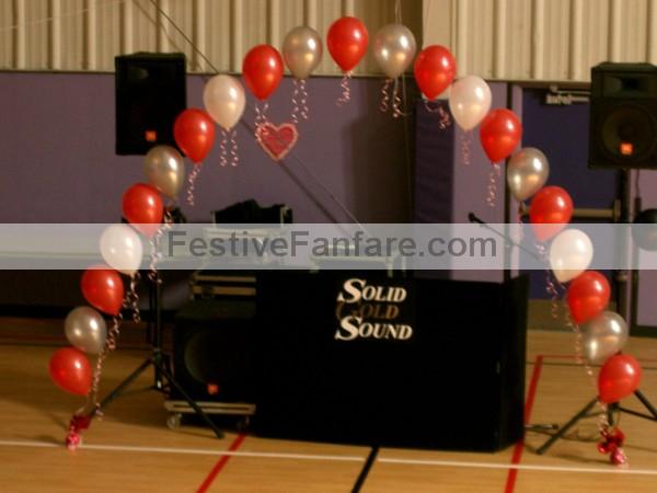 String of Pearl Balloon Arch